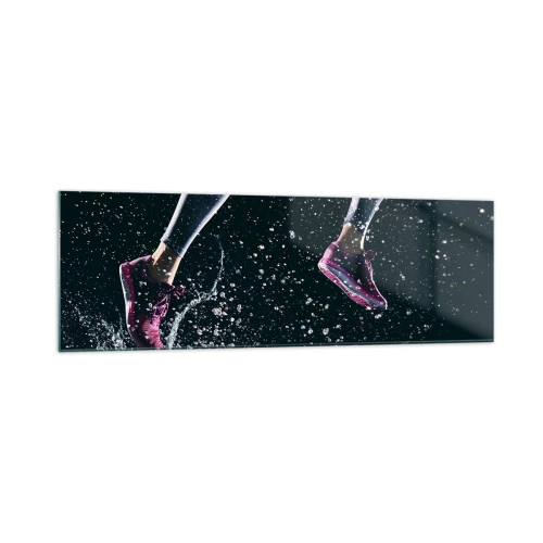 Obraz na skle - Bež ako vietor - 160x50 cm