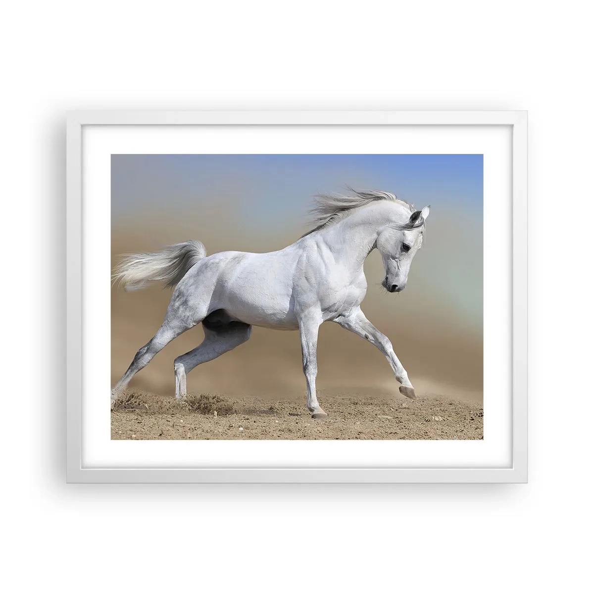 Plagát v bielom ráme - Najkrajšia arabská rozprávka - 50x40 cm