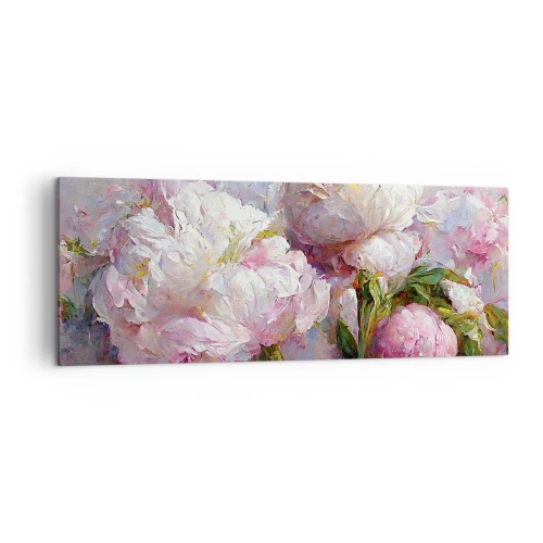 Obraz na plátne - Kytica prekypujúca životom - 140x50 cm