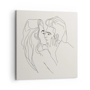 Obraz na plátne - Zamotaní citom - 60x60 cm