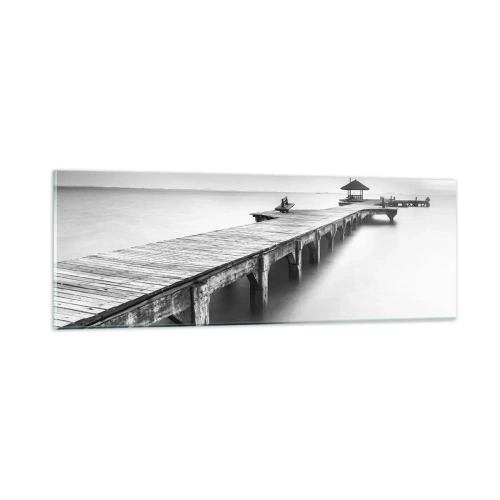 Obraz na skle - Ďaleko od nás - 90x30 cm