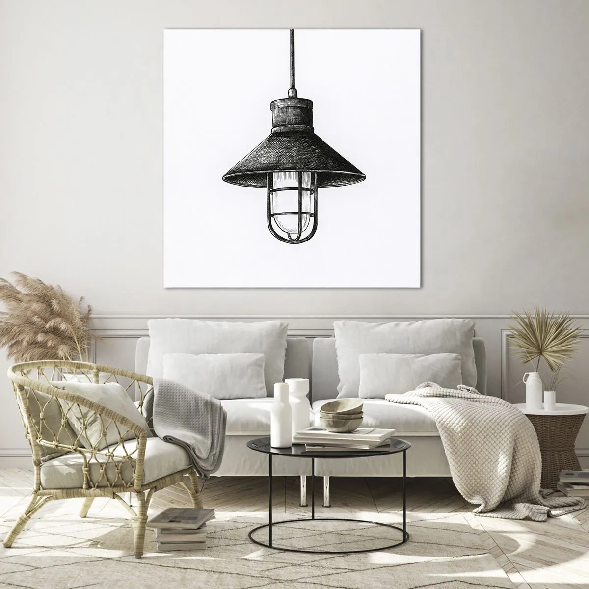 Obraz na skle - Ako pred rokmi… - 70x70 cm