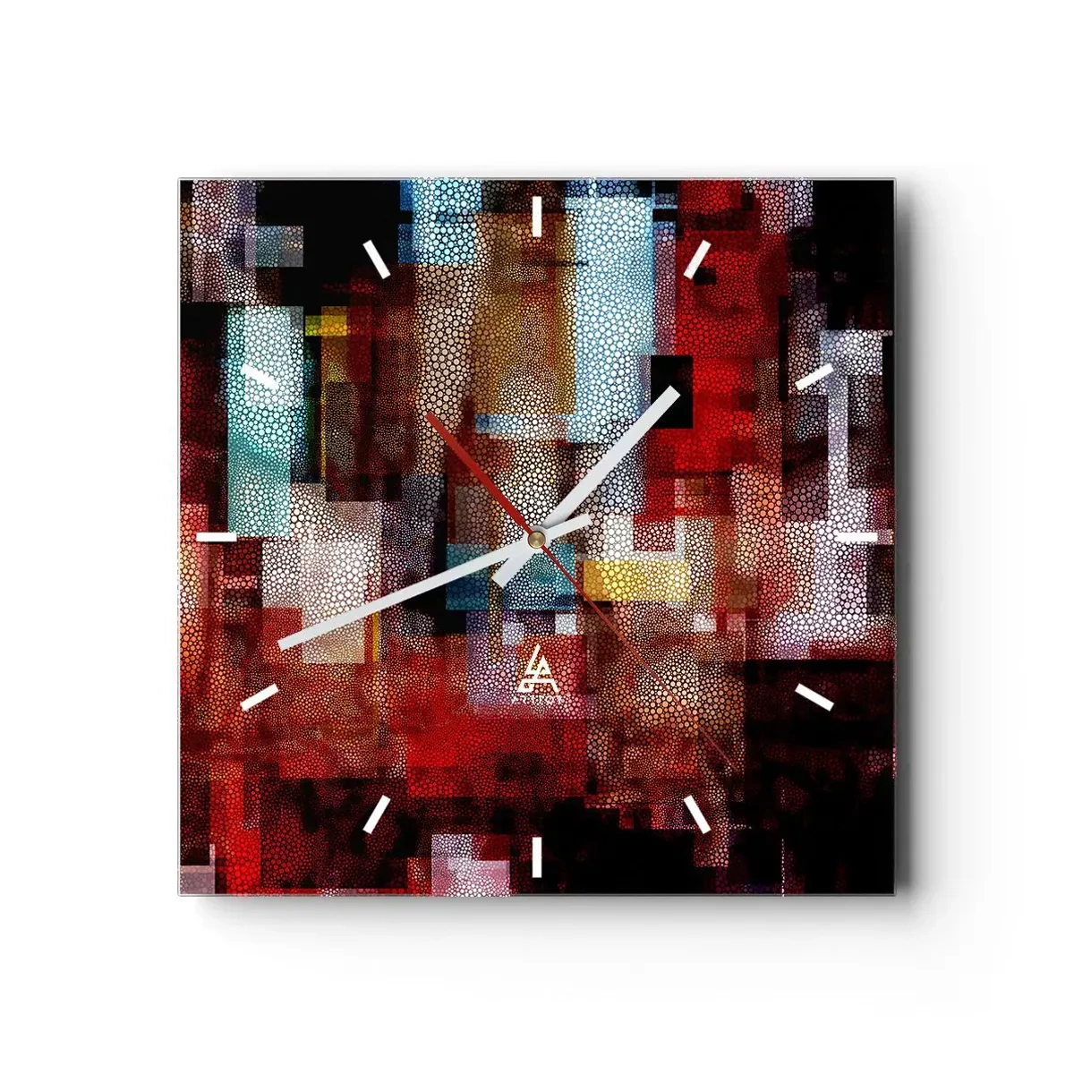 Nástenné hodiny - Chaos a zmätok - 30x30 cm