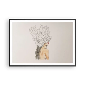 Plagát v čiernom ráme - Vrchol krásy - 100x70 cm