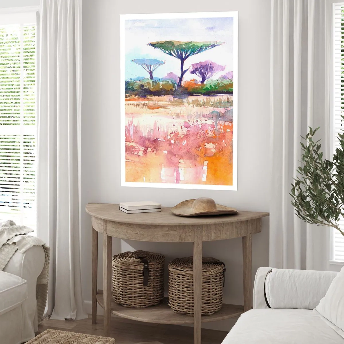 Plagát - Farby savany - 50x70 cm