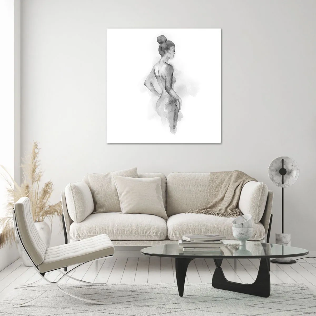 Obraz na skle - Krásne ako maľba - 60x60 cm