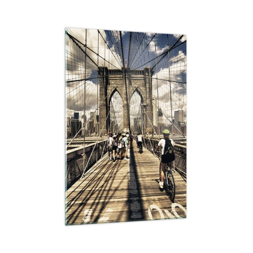 Obraz na skle - Priamo do srdca mesta - 70x100 cm