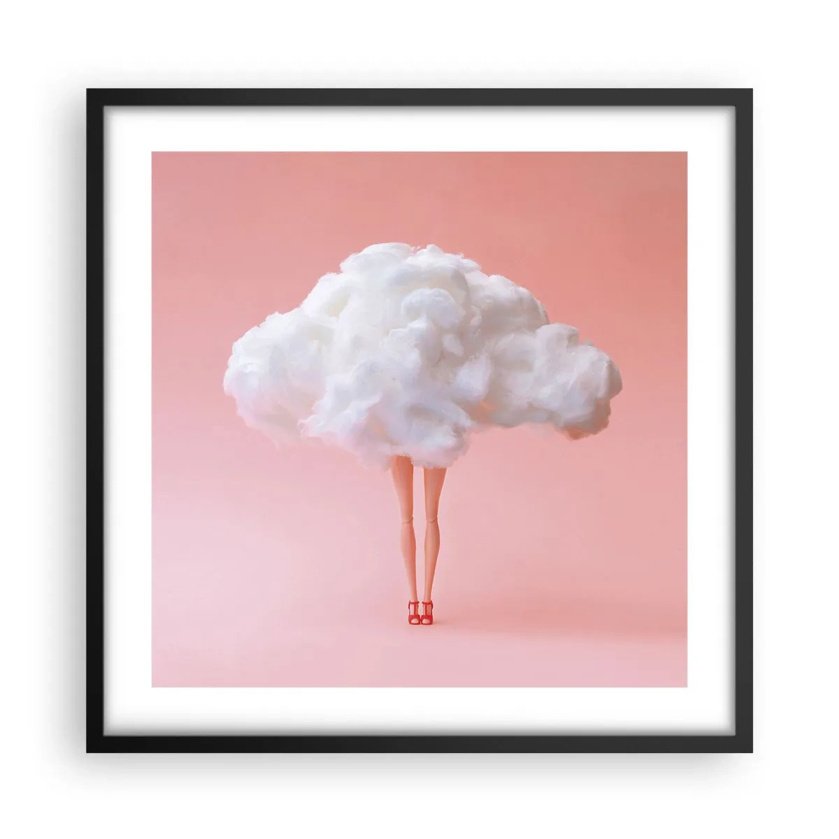 Plagát v čiernom ráme - Sladký sľub - 50x50 cm