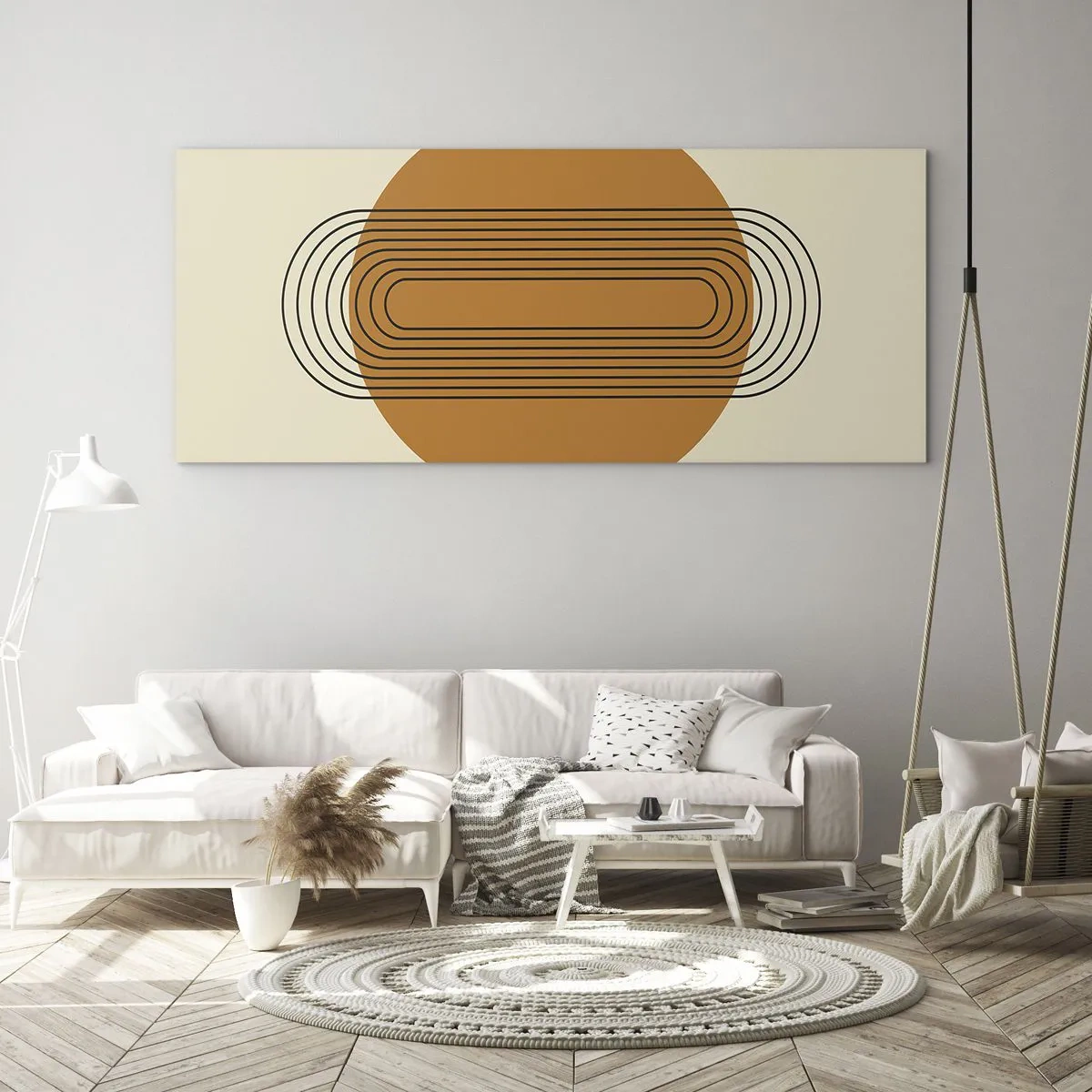 Obraz na skle - Dokonalý plán - 140x50 cm