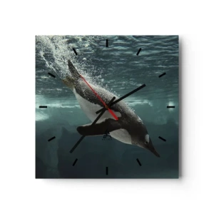 Nástenné hodiny - Vitajte v mojom svete - 30x30 cm