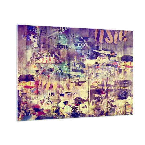 Obraz na skle - A toto zostane - 100x70 cm
