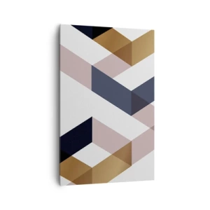 Obraz na plátne - Roviny a uhly - 80x120 cm