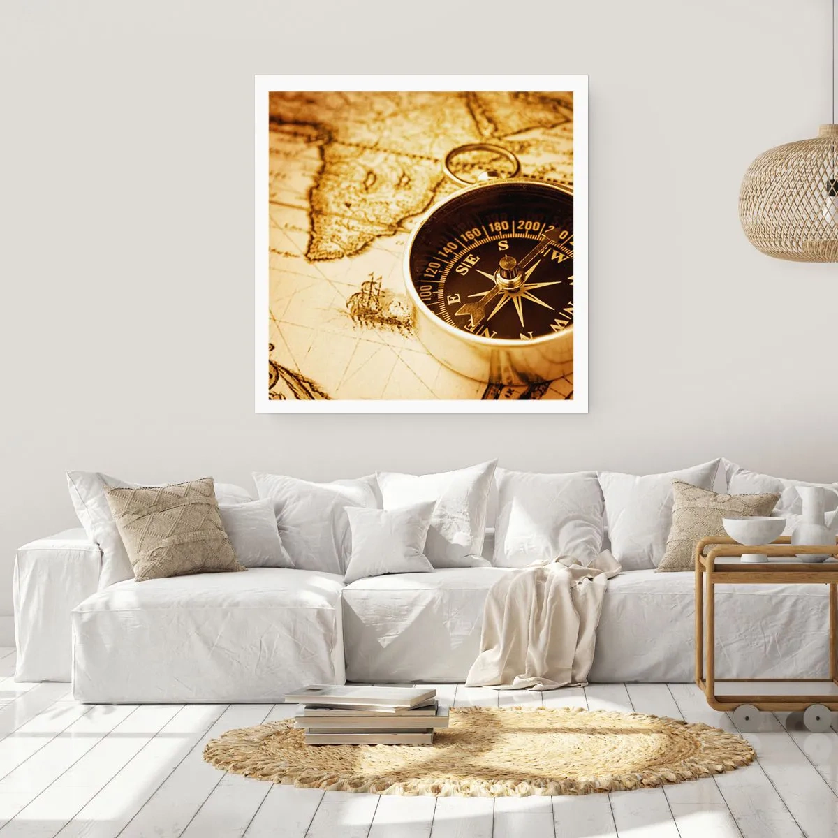 Plagát - Na východ alebo na západ? - 60x60 cm