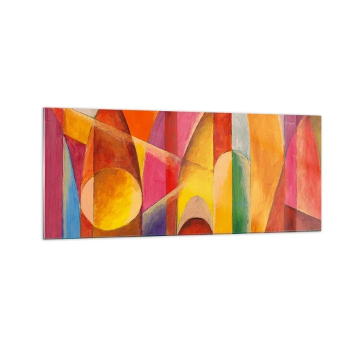 Obraz na skle - Katedrála slnka - 100x40 cm