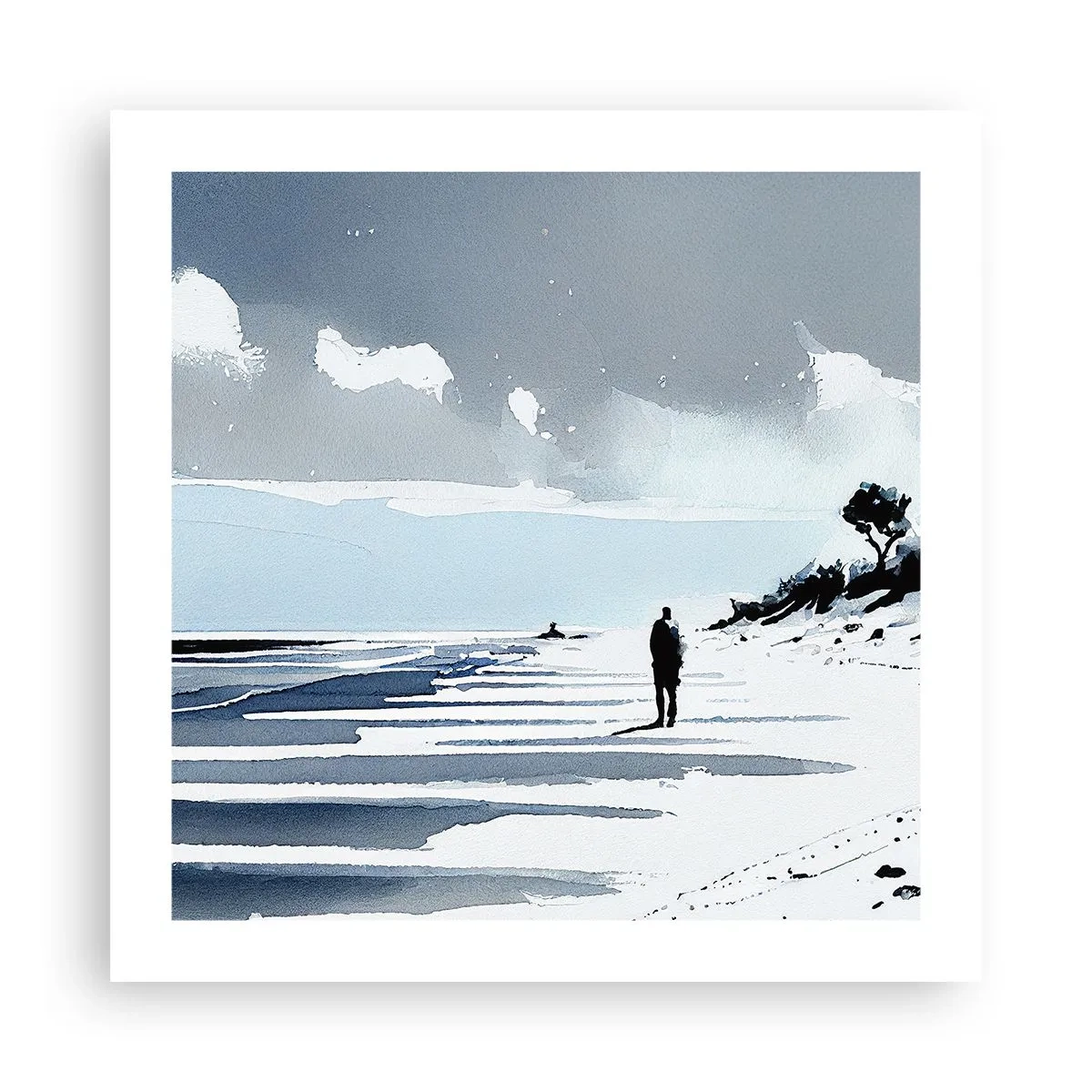 Plagát - O samote - 50x50 cm