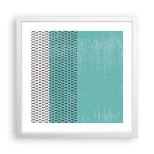 Plagát v bielom ráme - Vyvážená kompozícia - 40x40 cm