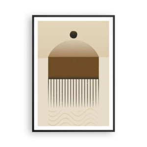 Plagát v čiernom ráme - Rôzne stavy - 70x100 cm