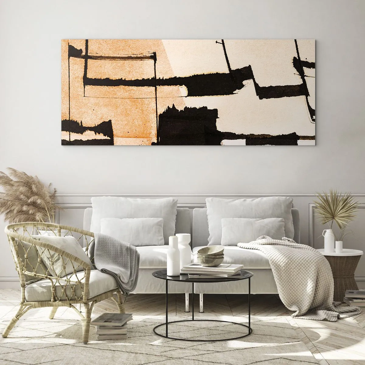 Obraz na skle - Avšak poriadok - 100x40 cm