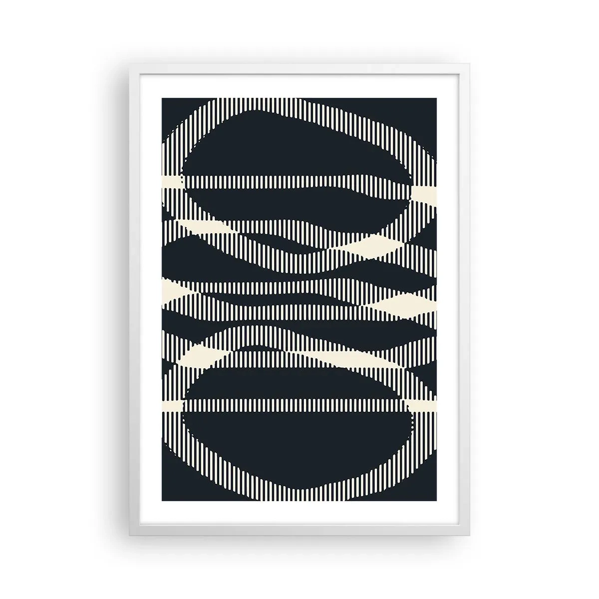 Plagát v bielom ráme - Pokus o prelomenie temnoty - 50x70 cm