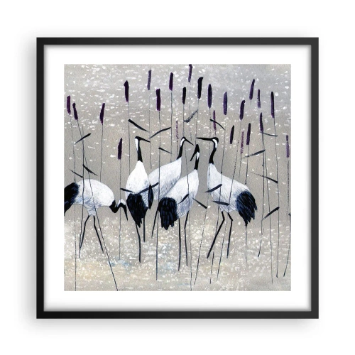 Plagát v čiernom ráme - Medzi svojimi - 50x50 cm