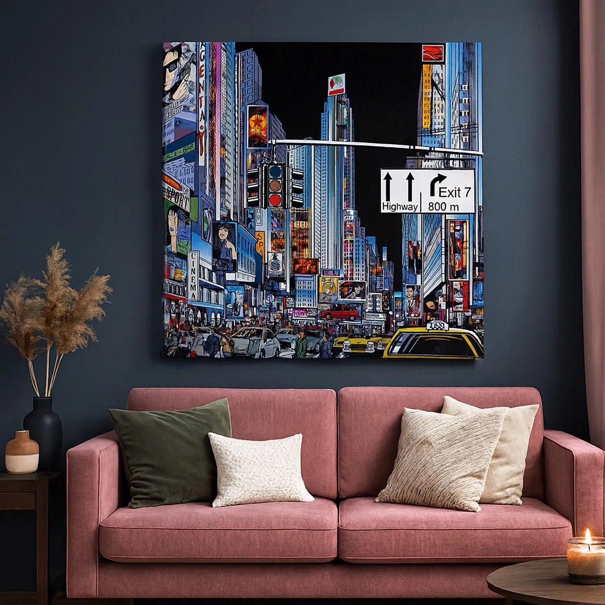 Obraz na plátne - Komiksová veľká noc - 30x30 cm