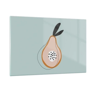 Obraz na skle - Prenikanie do podstaty vecí - 120x80 cm