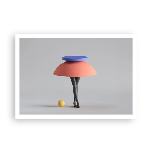 Plagát - Surrealistická kompozícia - 100x70 cm