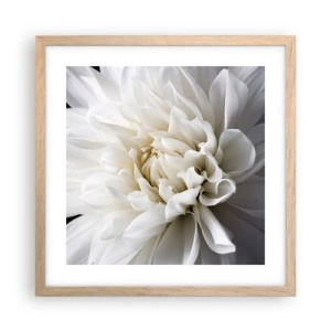 Plagát v ráme zo svetlého duba - Ráno s nevestou - 40x40 cm