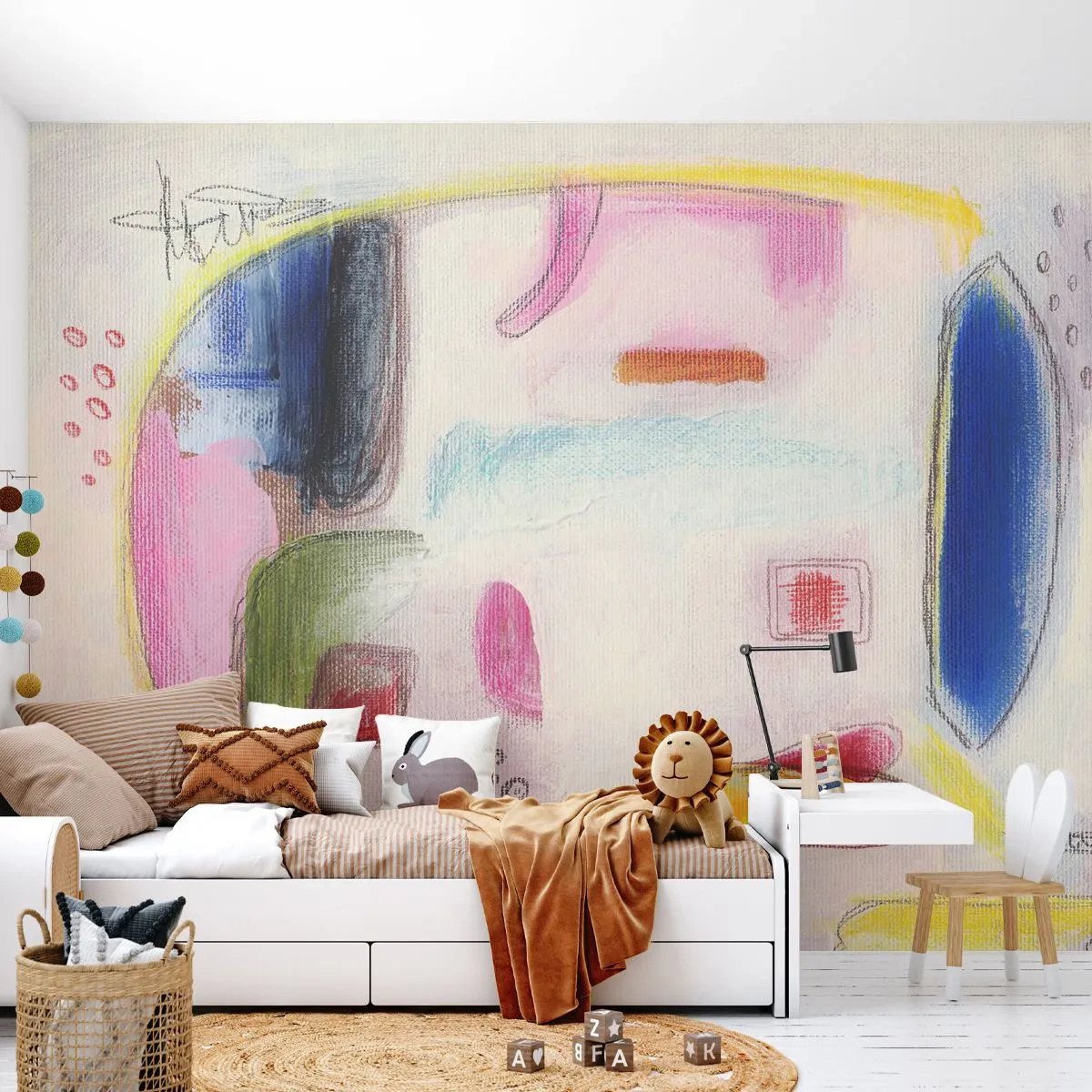 Samolepiaca Fototapeta Deluxe Sticker - Viac konvexné ako konkávne alebo ploché - Abstrakcia, Kus, Slon - 300x210 cm