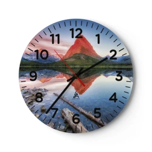 Nástenné hodiny - Teplo a chlad - 40x40 cm