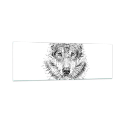Obraz na skle - Rodený vodca - 90x30 cm