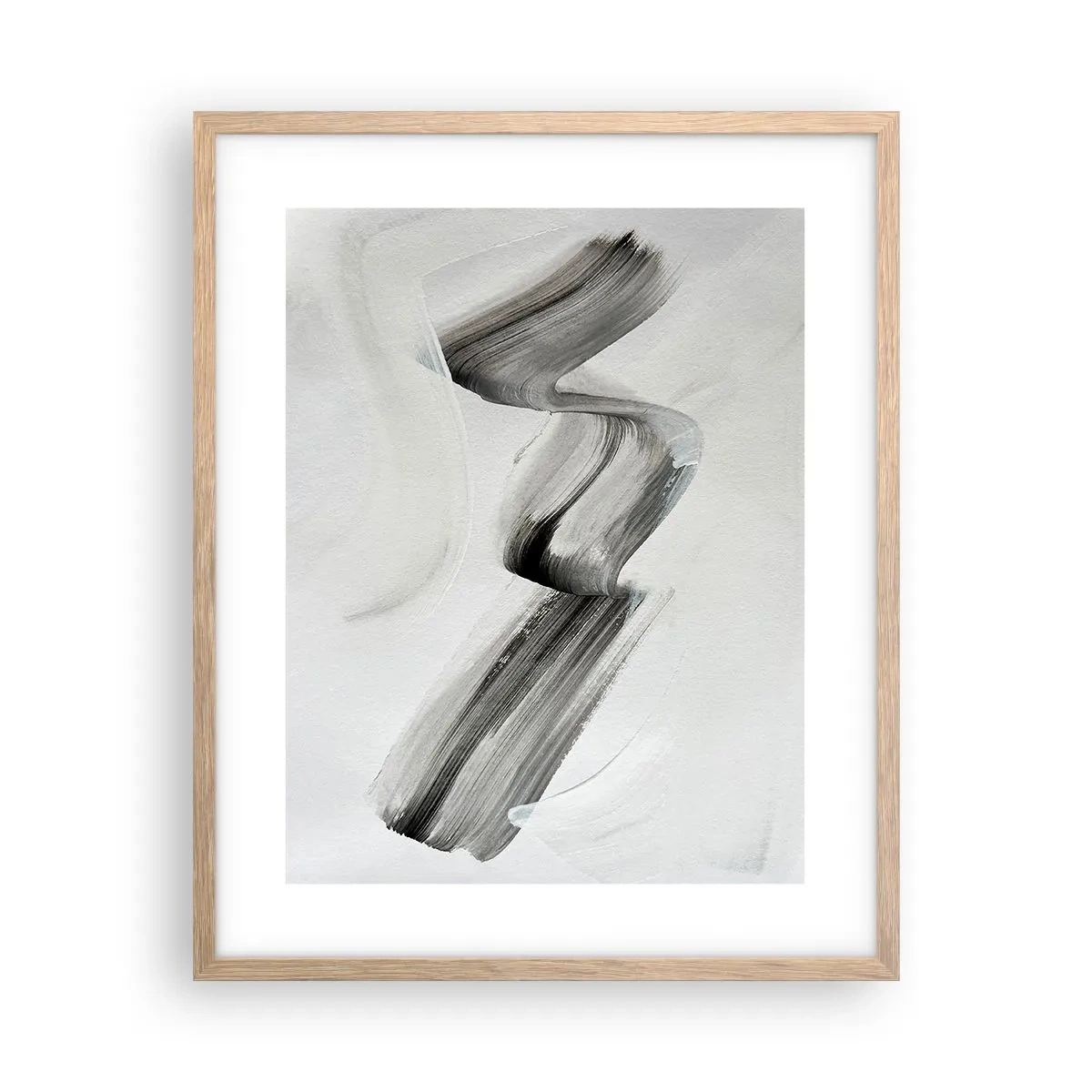 Plagát v ráme zo svetlého duba - Len tak pre radosť - 40x50 cm