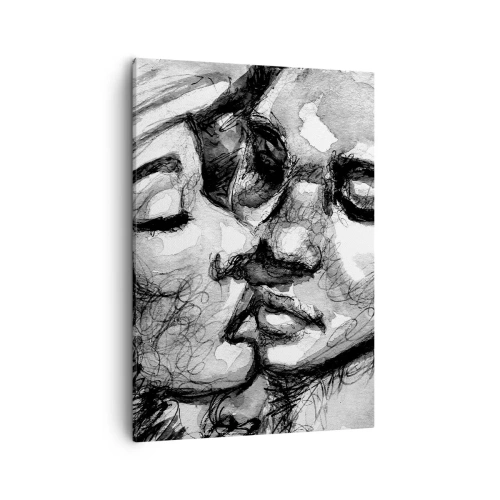 Obraz na plátne - Nežný okamih - 50x70 cm
