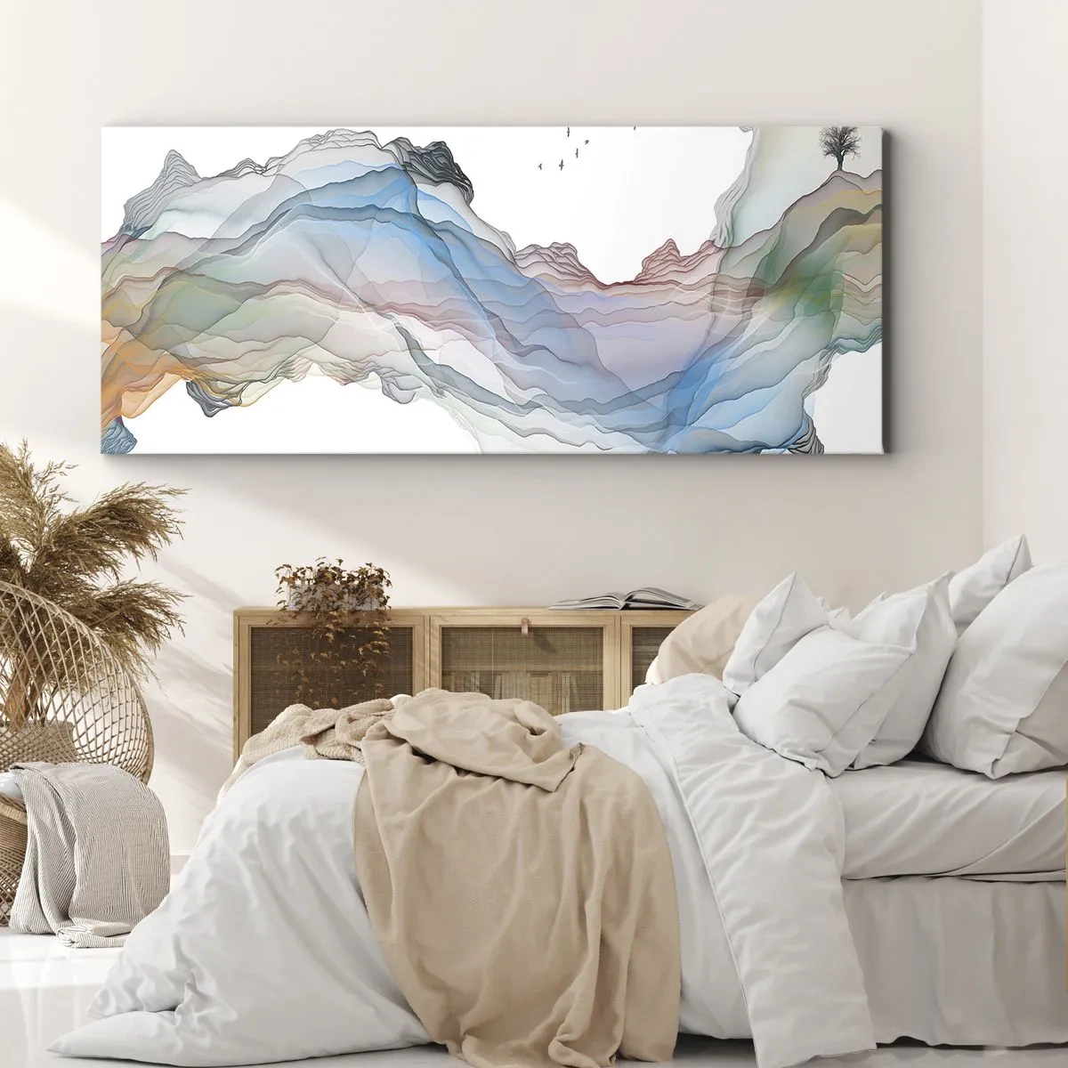 Obraz na plátne - Ku krištáľovým horám - 160x50 cm