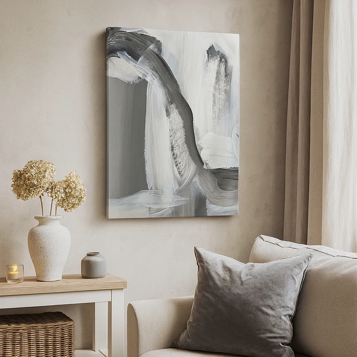 Obraz na plátne - Pevným pohybom - 50x70 cm