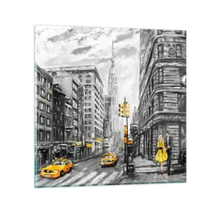 Obraz na skle - Newyorský príbeh - 50x50 cm