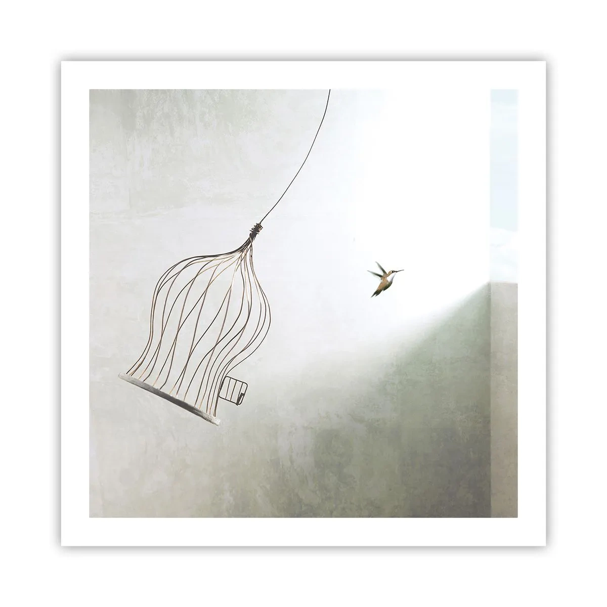 Plagát - Vo svojom živle - 60x60 cm