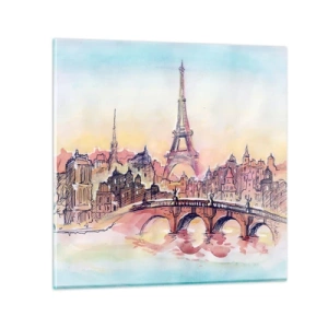 Obraz na skle - Jediné také mesto na svete - 60x60 cm