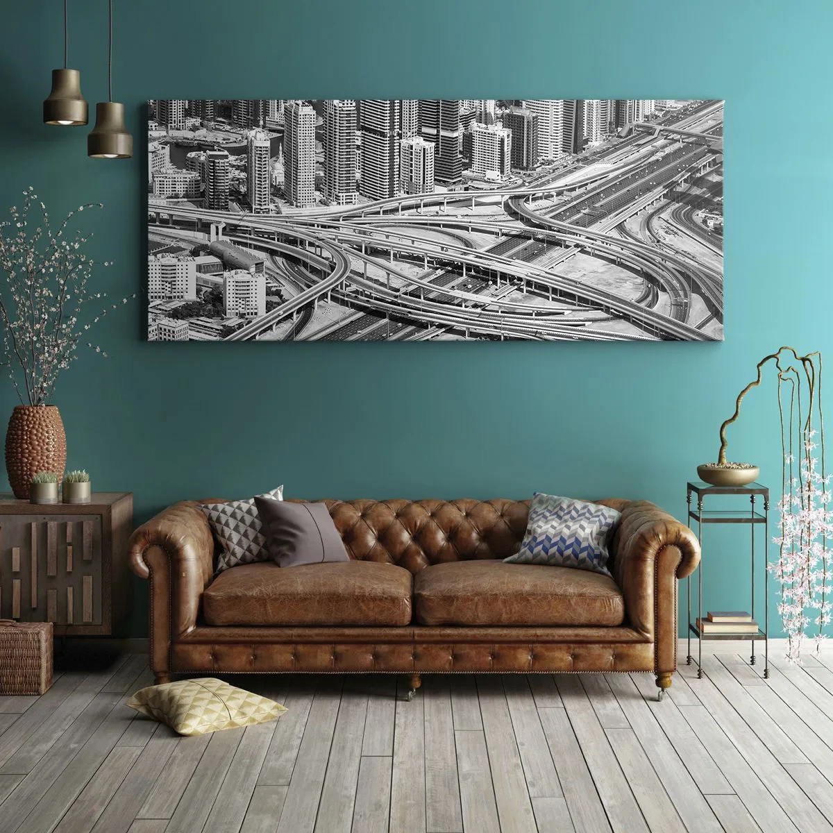Obraz na plátne - Dubaj – neskutočné mesto - 100x40 cm