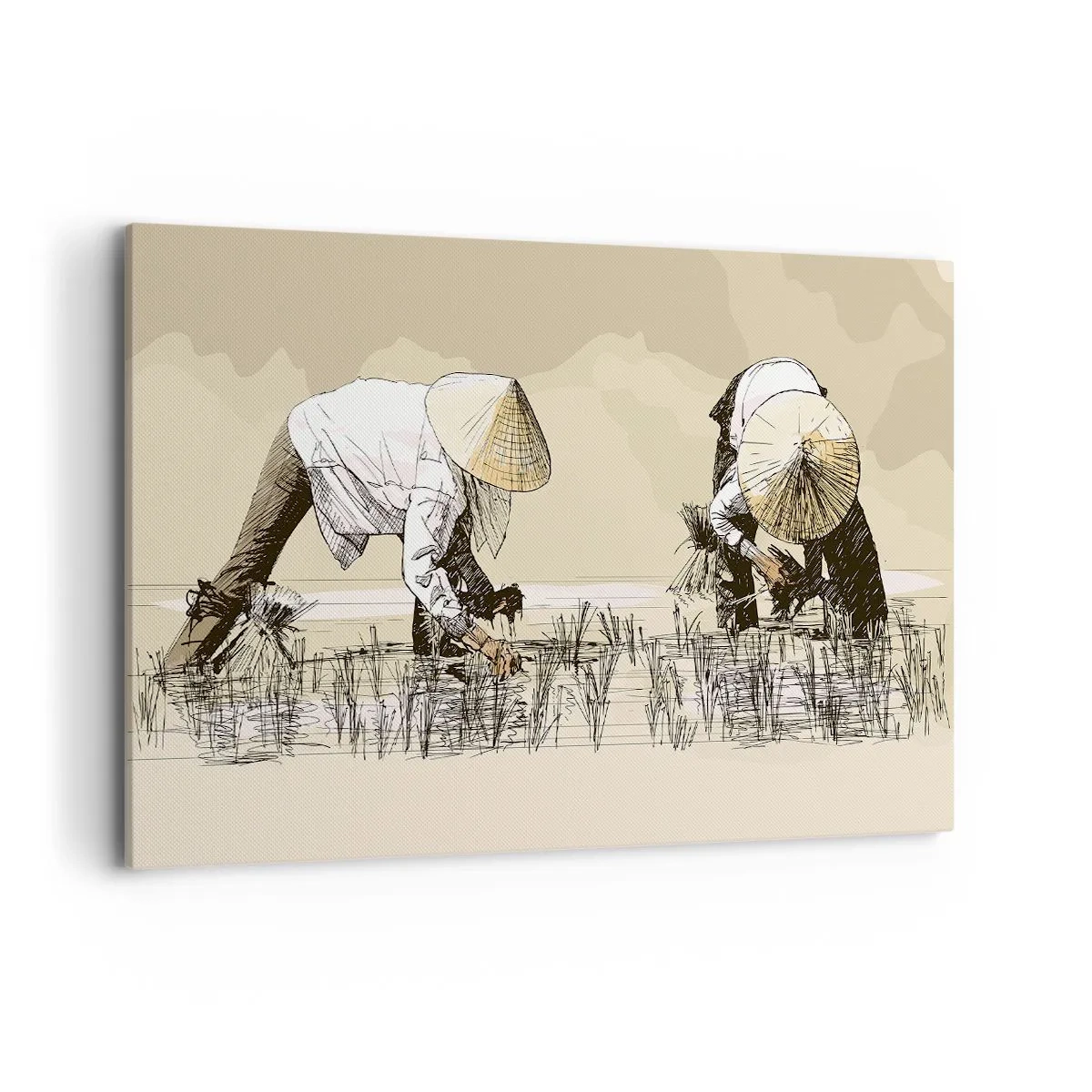 Obraz na plátne - Úspešný zber - 120x80 cm