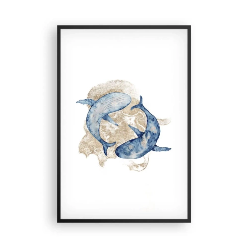 Plagát v čiernom ráme - Priateľstvo alebo láska? - 61x91 cm