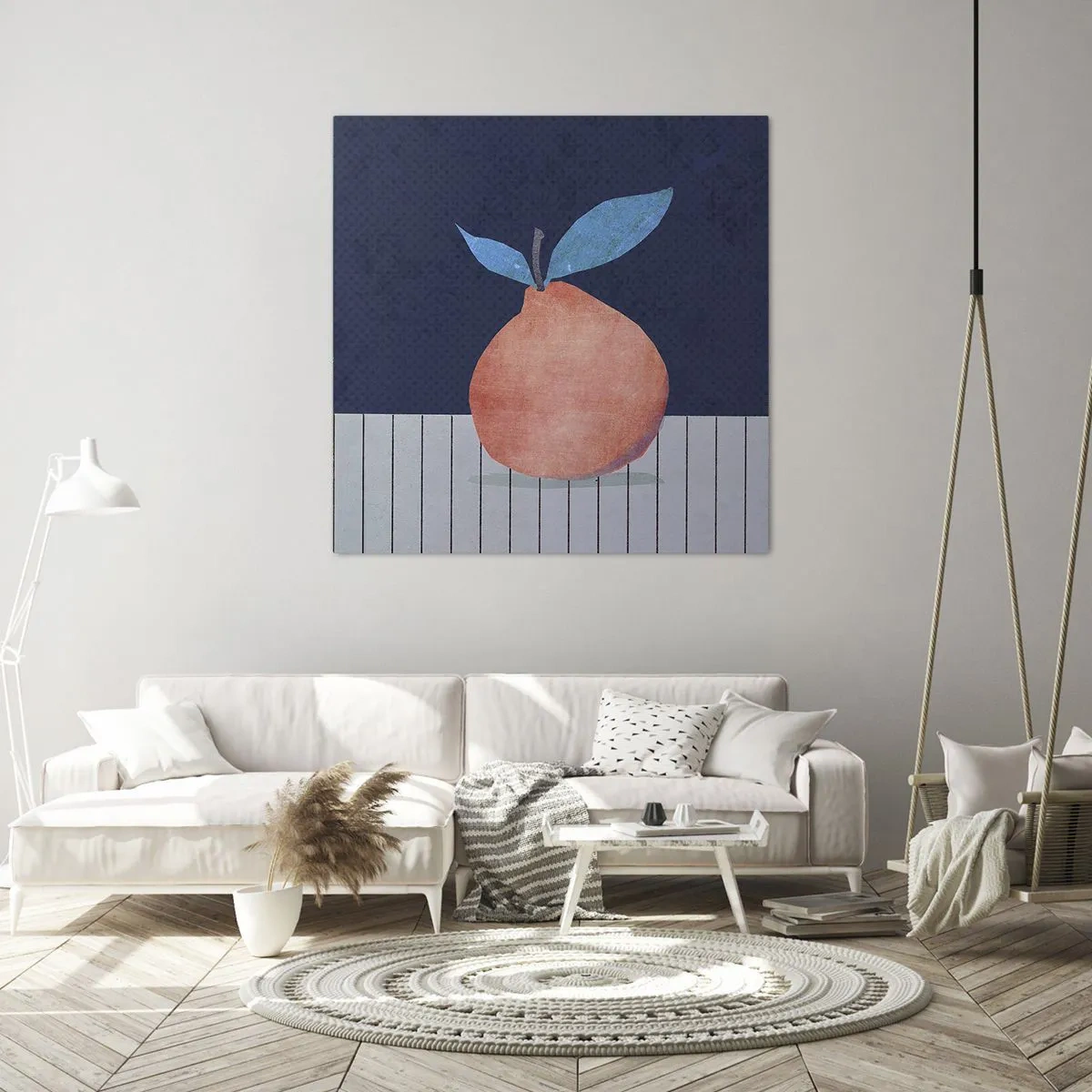 Obraz na plátne - Konvexita a rovina - 50x50 cm