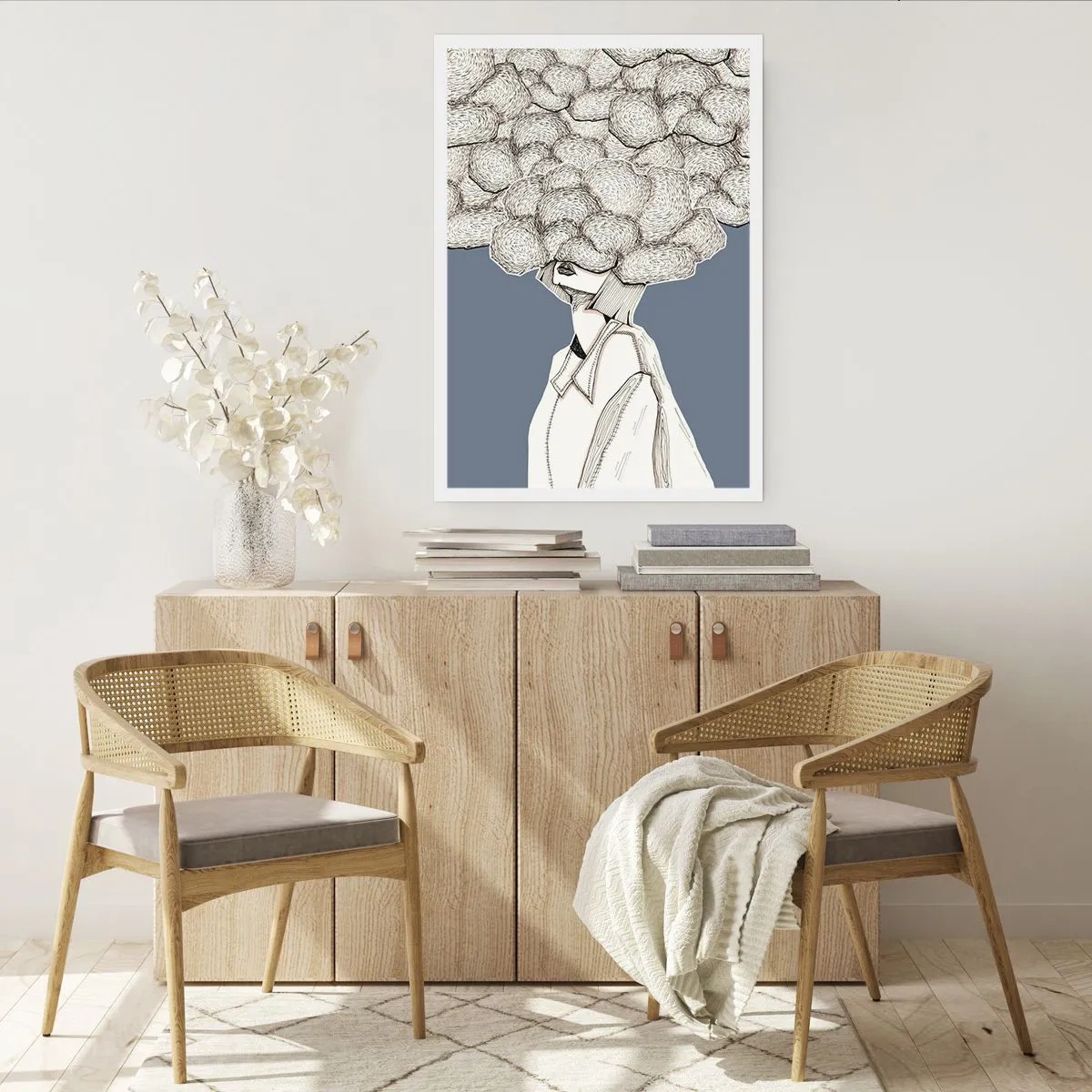 Plagát - S hlavou v oblakoch - 50x70 cm