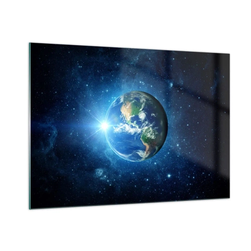 Obraz na skle - Sme v nebi - 100x70 cm