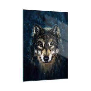 Obraz na skle - Alfa? A omega - 50x70 cm