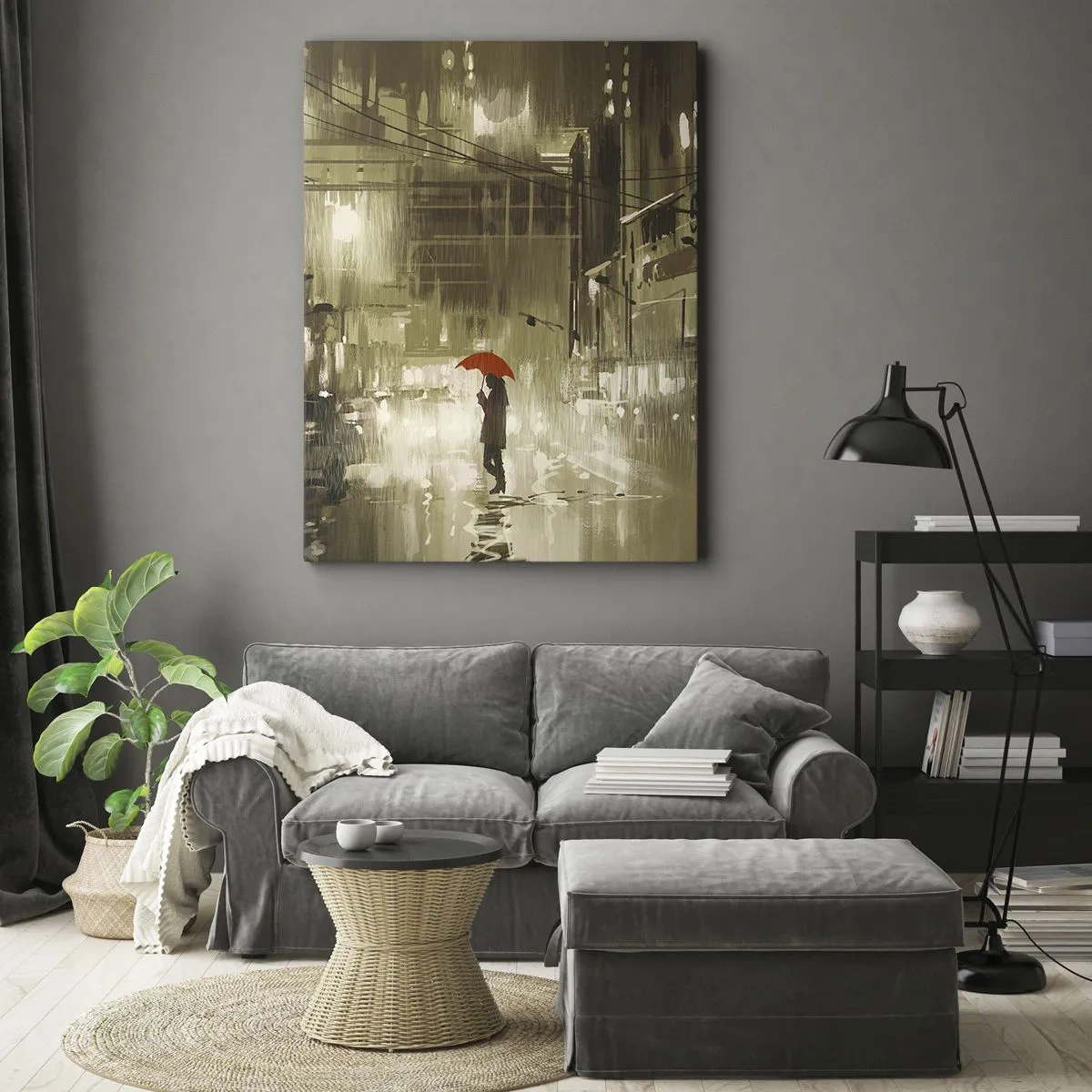 Obraz na plátne - Sama, ale nie osamelá - 80x120 cm