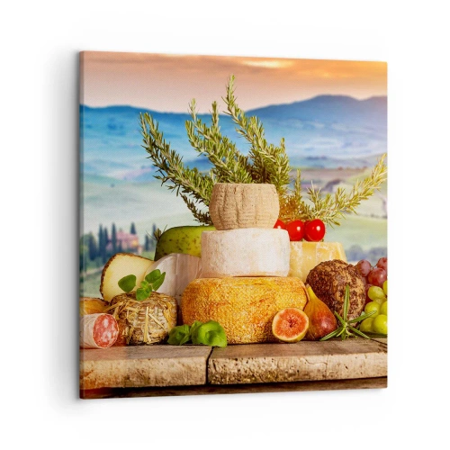 Obraz na plátne - Talianska radosť zo života - 50x50 cm
