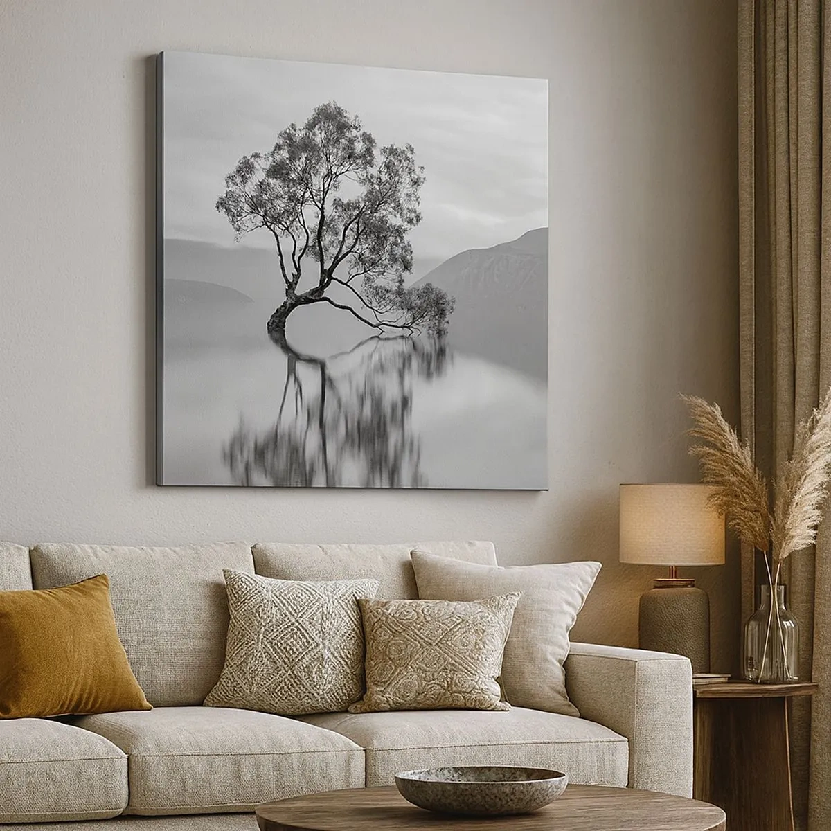 Obraz na plátne - Existuje taká krajina - 30x30 cm