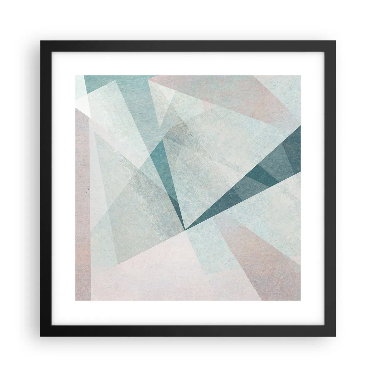 Plagát v čiernom ráme - V kľude, ale dynamicky - 40x40 cm