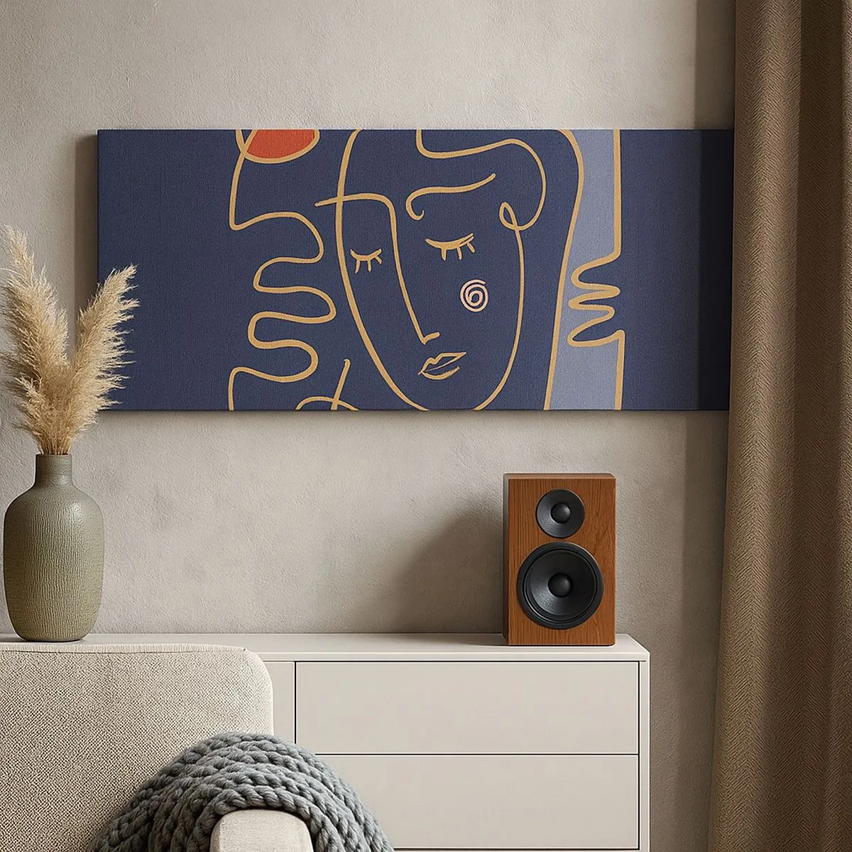 Obraz na plátne - V zádumčivosti - 100x40 cm